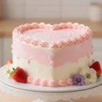 heart shaped cake