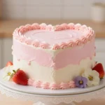 heart shaped cake